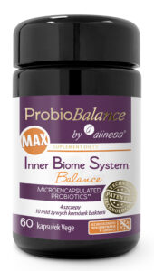 ProbioBalance IBS Balance MAX – probiotyk z BIFIFOS W11™, 10 mld bakterii/kaps., 60 kapsułek.