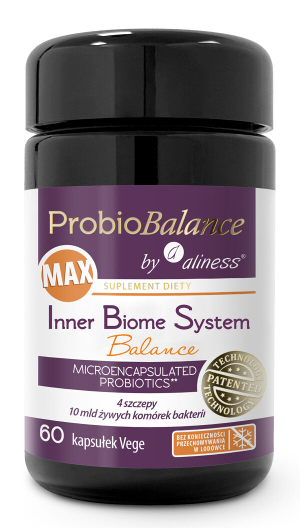 ProbioBalance IBS Balance MAX – probiotyk z BIFIFOS W11™, 10 mld bakterii/kaps., 60 kapsułek.