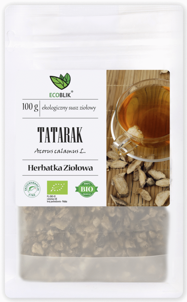 Tatarak kłącze EKO 100 g – ekologiczne kłącze tataraku suszone