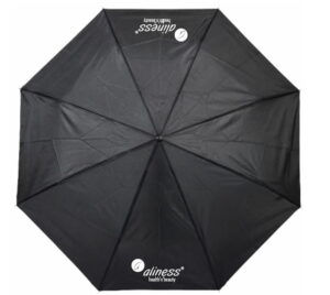 Składana parasolka Aliness – czarna, średnica 96 cm