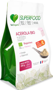 Acerola BIO w proszku 200 g – naturalna witamina C z ekologicznych owoców