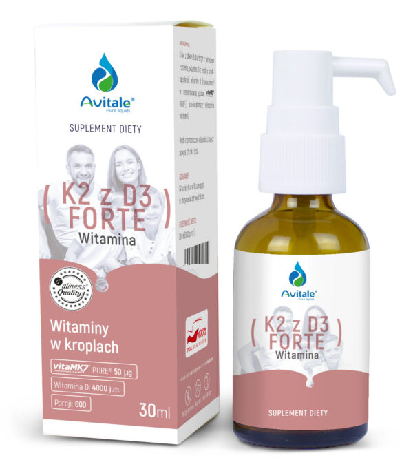 Witamina K2 z D3 FORTE Avitale