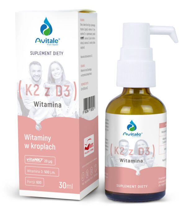 Witamina K2 z D3 Avitale