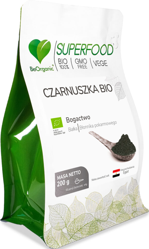 Czarnuszka BIO 200 g – ekologiczne nasiona czarnuszki siewnej
