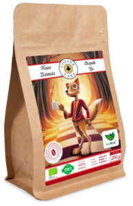 Kawa Arabica Etiopski Lis EKO 200 g – ekologiczna kawa ziarnista z Etiopii