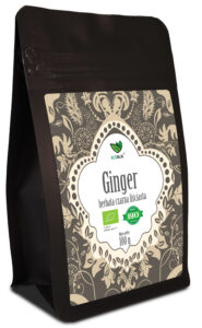 Herbata czarna GINGER liściasta EKO z imbirem