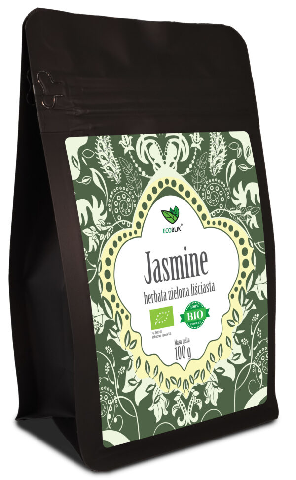 Herbata zielona JASMINE liściasta EKO jaśminowa