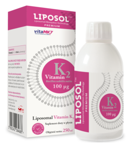 Liposol™ Liposomalna Witamina K2 (VitaMK7®) Aliness – naturalna witamina K2 w płynie, 250 ml