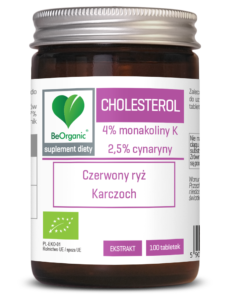 Cholesterol BIO 400 mg – suplement diety BeOrganic z karczochem i czerwonym ryżem