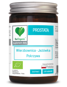Prostata BIO 300 mg – suplement diety z ekstraktami roślinnymi BeOrganic