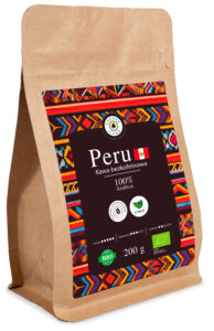 Kawa Arabica Peru bezkofeinowa EKO 200 g – ekologiczna kawa ziarnista