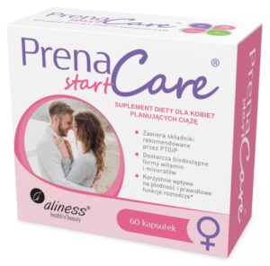 PrenaCare® START dla kobiet – suplement diety dla kobiet planujących ciążę, kapsułki vege