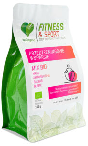 Przedtreningowe wsparcie MIX BIO 100 g – Superfoods BIO przed wysiłkiem