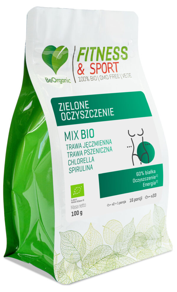 Zielone oczyszczenie MIX BIO 100 g – ekologiczny mix zielonych superfoods