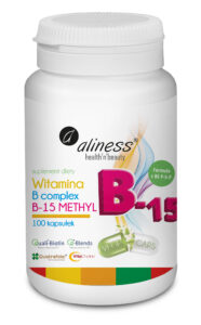 Witamina B Complex B-15 Methyl Aliness – kompleks witamin z grupy B z Quatrefolic®