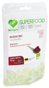 Burak BIO w proszku 42 g – ekologiczny burak sproszkowany