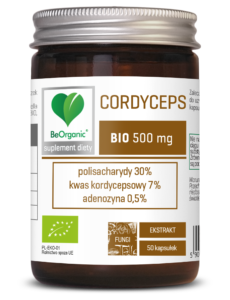Cordyceps BIO 500 mg – ekologiczny ekstrakt z maczużnika chińskiego BeOrganic