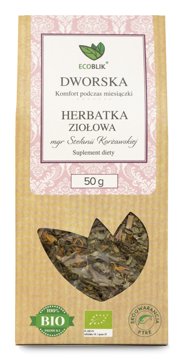 Herbatka Dworska Komfort podczas miesiączki ekologiczna