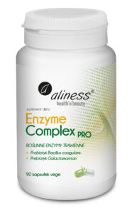 Enzyme Complex PRO marki Aliness – kompleks enzymów trawiennych z probiotykiem i prebiotykiem