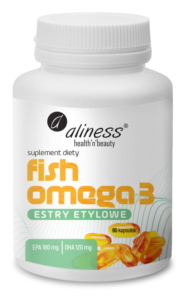 Fish Omega-3 Estry Etylowe marki Aliness – olej rybi z EPA i DHA w postaci estrów etylowych