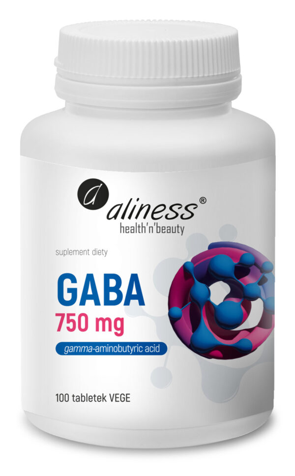GABA 750 mg marki Aliness – kwas gamma-aminomasłowy w tabletkach VEGE