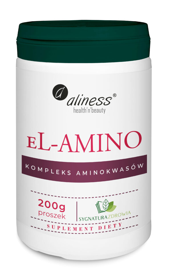eL-AMINO kompleks aminokwasów Aliness – suplement diety w proszku 200 g