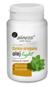 Dzikie Oregano Olej Light marki Aliness – 100% naturalny olejek z oregano do rozgryzania