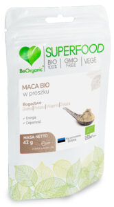 Maca BIO w proszku 42 g – ekologiczny korzeń maca z Peru