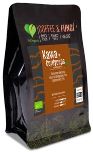 Kawa Arabica mielona + Cordyceps BIO 252 g – ekologiczna kawa z ekstraktem Cordyceps