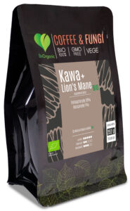 Kawa Arabica mielona + Lion’s Mane BIO 252 g – ekologiczna kawa z ekstraktem Lion’s Mane
