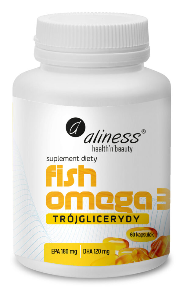 Fish Omega-3 Trójglicerydy marki Aliness – naturalny olej rybi z EPA i DHA