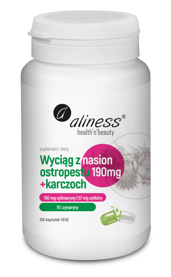 Ekstrakt z nasion ostropestu i karczocha marki Aliness – wsparcie dla wątroby