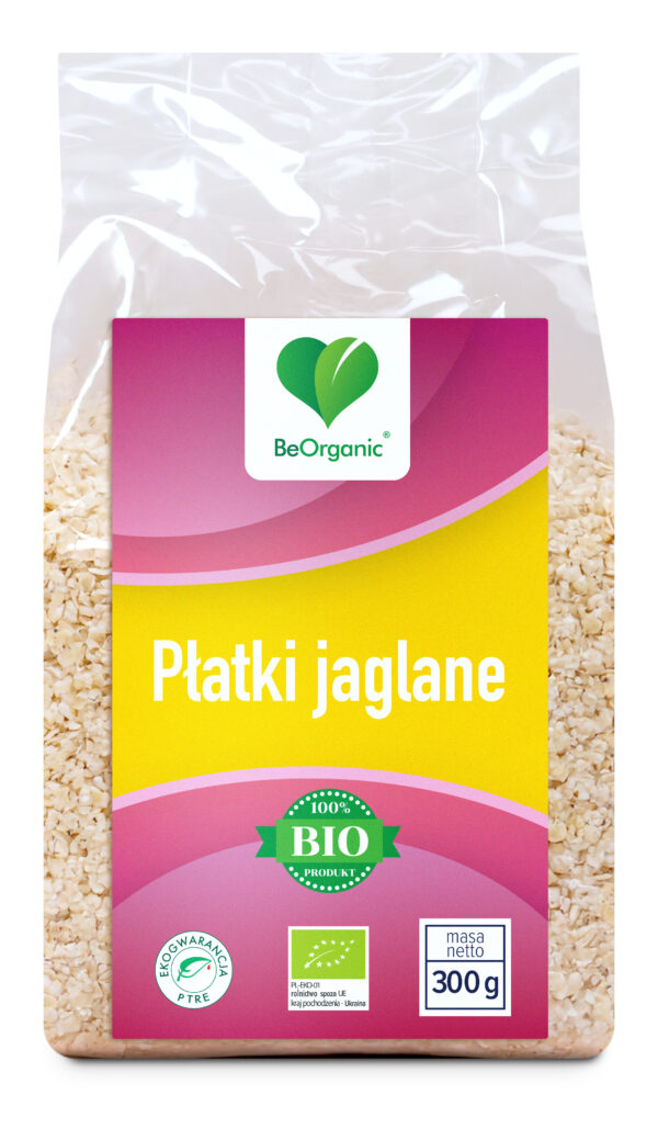 Płatki jaglane EKO 300 g – ekologiczne płatki z prosa bezglutenowe