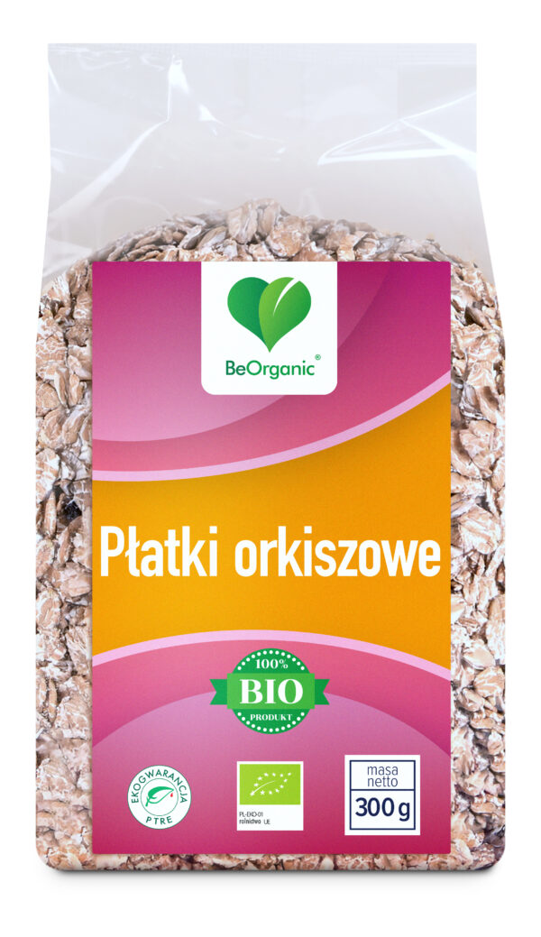 Płatki orkiszowe EKO 300 g – ekologiczne płatki z orkiszu