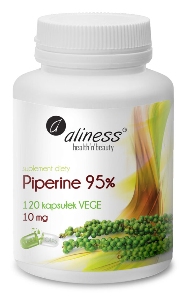 Piperine 95% Aliness – naturalny ekstrakt z czarnego pieprzu z chromem wspierający metabolizm