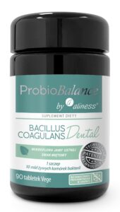 ProbioBalance DENTAL marki Aliness – tabletki do ssania z Bacillus coagulans