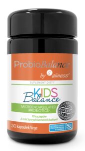 ProbioBalance KIDS Balance – probiotyk dla dzieci, 5 mld bakterii/kaps., 30 kapsułek Vege.