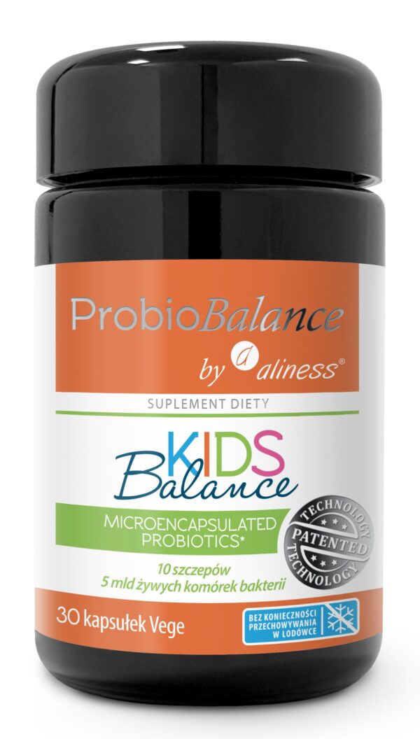 ProbioBalance KIDS Balance – probiotyk dla dzieci, 5 mld bakterii/kaps., 30 kapsułek Vege.