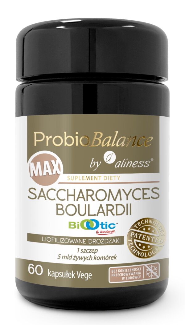 ProbioBalance by Aliness Saccharomyces Boulardii MAX – probiotyk z drożdżakami BIOOTIC™