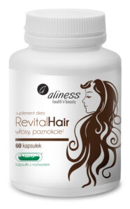 RevitalHair Aliness – kompleks witamin, aminokwasów i minerałów dla włosów, skóry i paznokci, 60 kapsułek LICAPS
