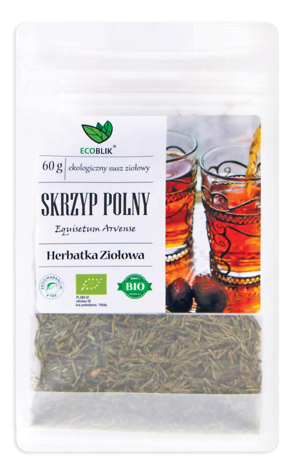 Skrzyp Polny EKO 60 g – ekologiczne ziele skrzypu polnego suszone