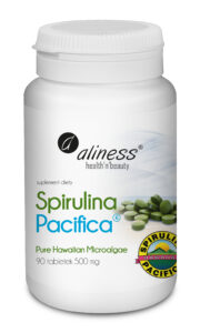 Spirulina Hawajska Pacifica® Aliness – 90 tabletek, spirulina z Hawajów Kailua-Kona