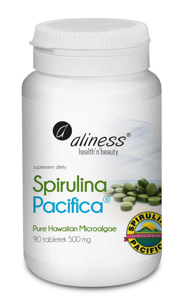 Spirulina Hawajska Pacifica® Aliness – 90 tabletek, spirulina z Hawajów Kailua-Kona