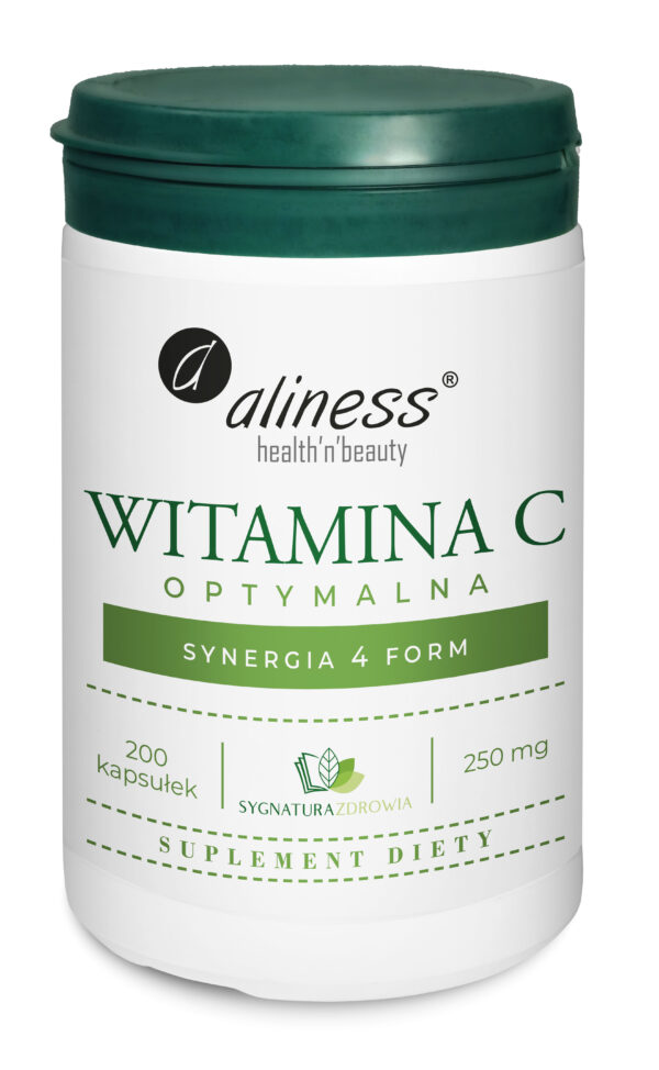 Witamina C optymalna 250 mg – suplement diety w kapsułkach vege