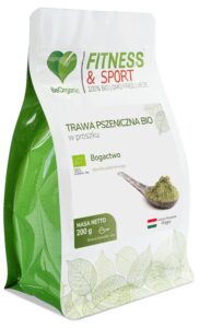 Trawa pszeniczna BIO w proszku 200 g – ekologiczny zielony superfood