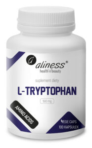 L-Tryptophan 500 mg marki Aliness – suplement diety, 100 kapsułek vege