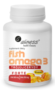 Fish Omega 3 FORTE Trójglicerydy 500/250 mg x 90 kaps.