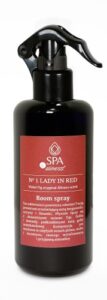 Room Spray Aliness Spa N°1 Lady in Red – mgiełka zapachowa w fioletowym szkle