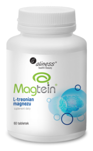 Aliness L-Treonian magnezu 72 mg Magtein – neuroaktywny magnez, 60 tabletek