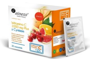Witamina C 1000 mg Plus z Cynkiem Aliness – saszetki z witaminą C, cynkiem i bioflawonoidami